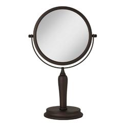 zadro anaheim 8.75 round non-lighted makeup mirror 5x 1x magnifying makeup mirrors rotating head makeup mirror for desk