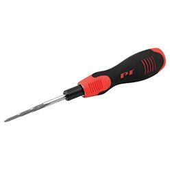performance tool w8650 double sided 6-in-1 tap tool with comfortable handle - 6-32, 8-32, 10-32, 10-24, 12-24 and 1/4-20 tap 