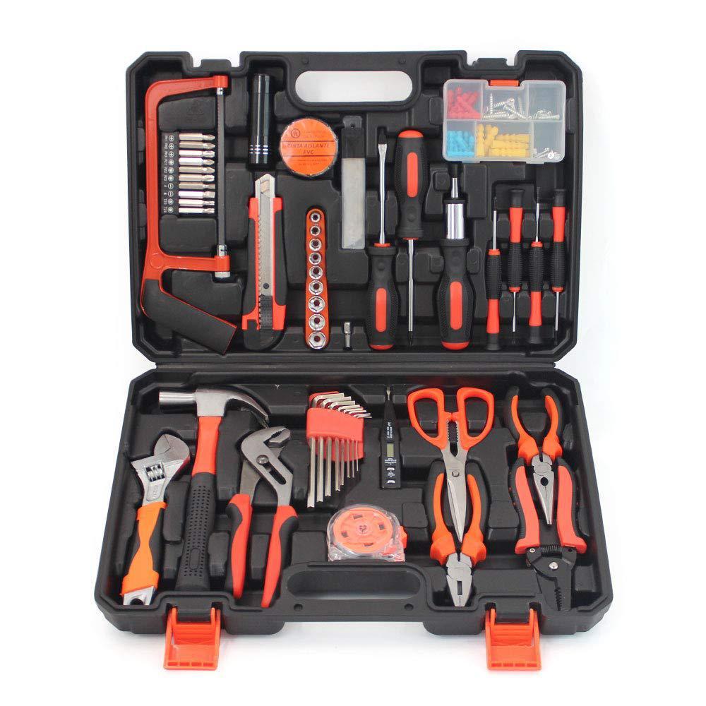 songway small household mechanic tool set - 102 piece tool box set, home basic tool kit, mechanic hand tool kit, general tool