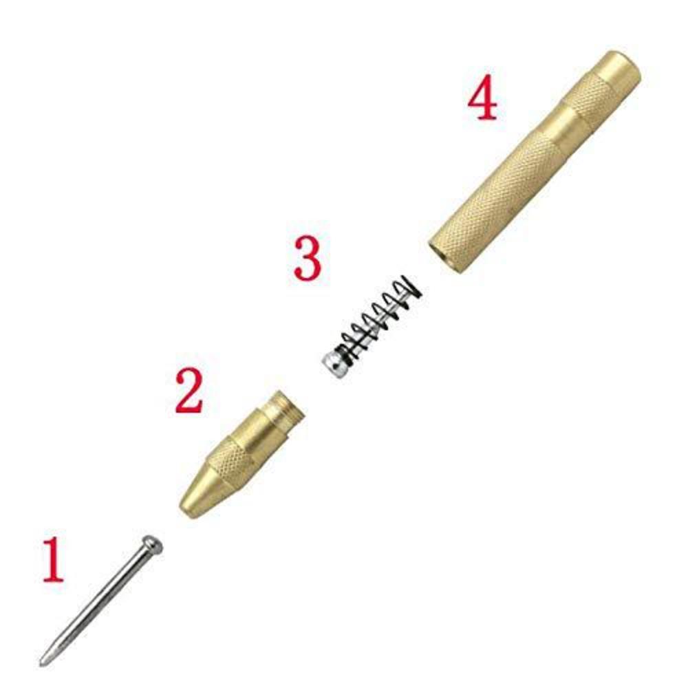 be-tool automatic center punch, 5 inch stainless steel automatic center punch with adjustable stroke,determine drilling posit