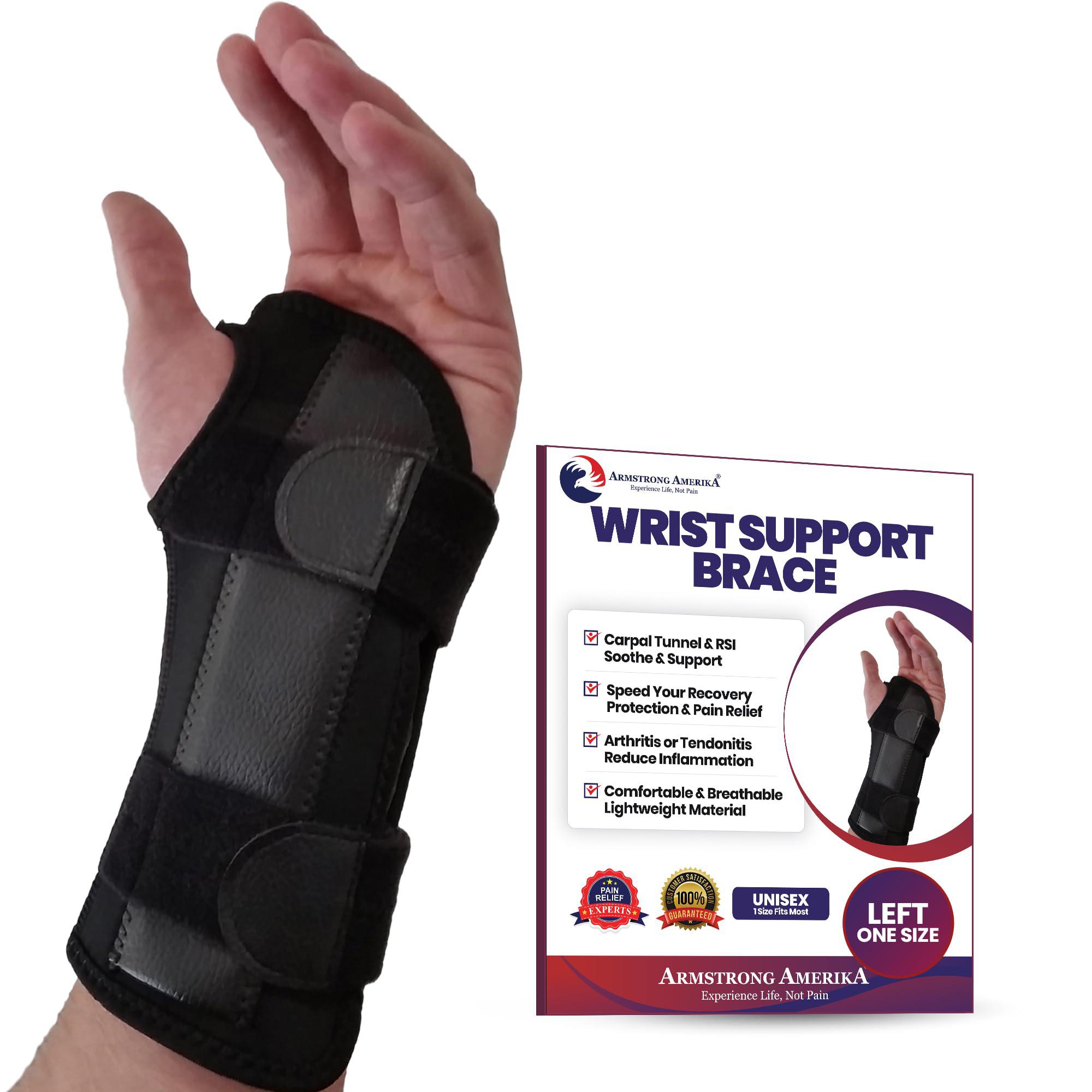 Armstrong Amerika carpal tunnel wrist brace, night wrist support guard, wrist splint & hand brace