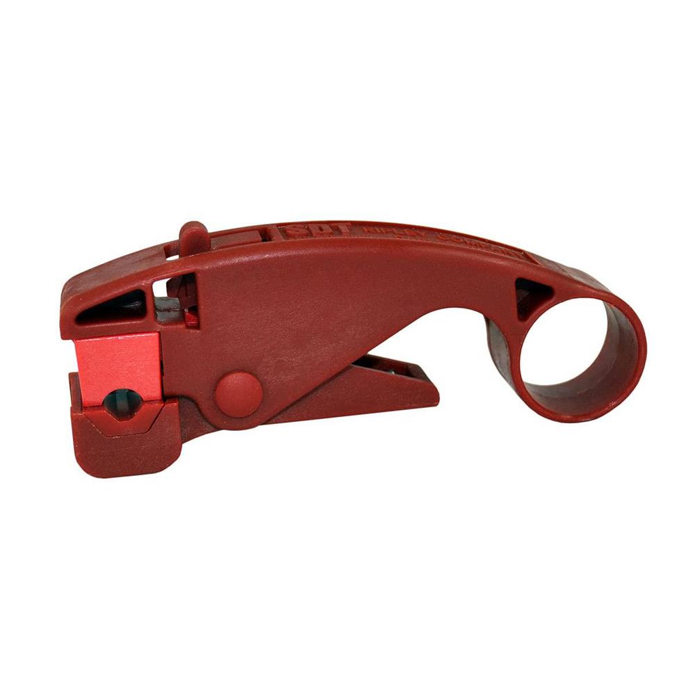 cablematic sdt 596-250 single drop cable stripping tool for professional technicians, electricians, and installers, easily po