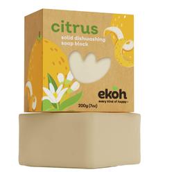 ekoh every kind of happy ekoh solid dish soap bar - dishwashing soap bar - laundry hand wash soap bar - free of dyes and synthetic fragrance - vegan d