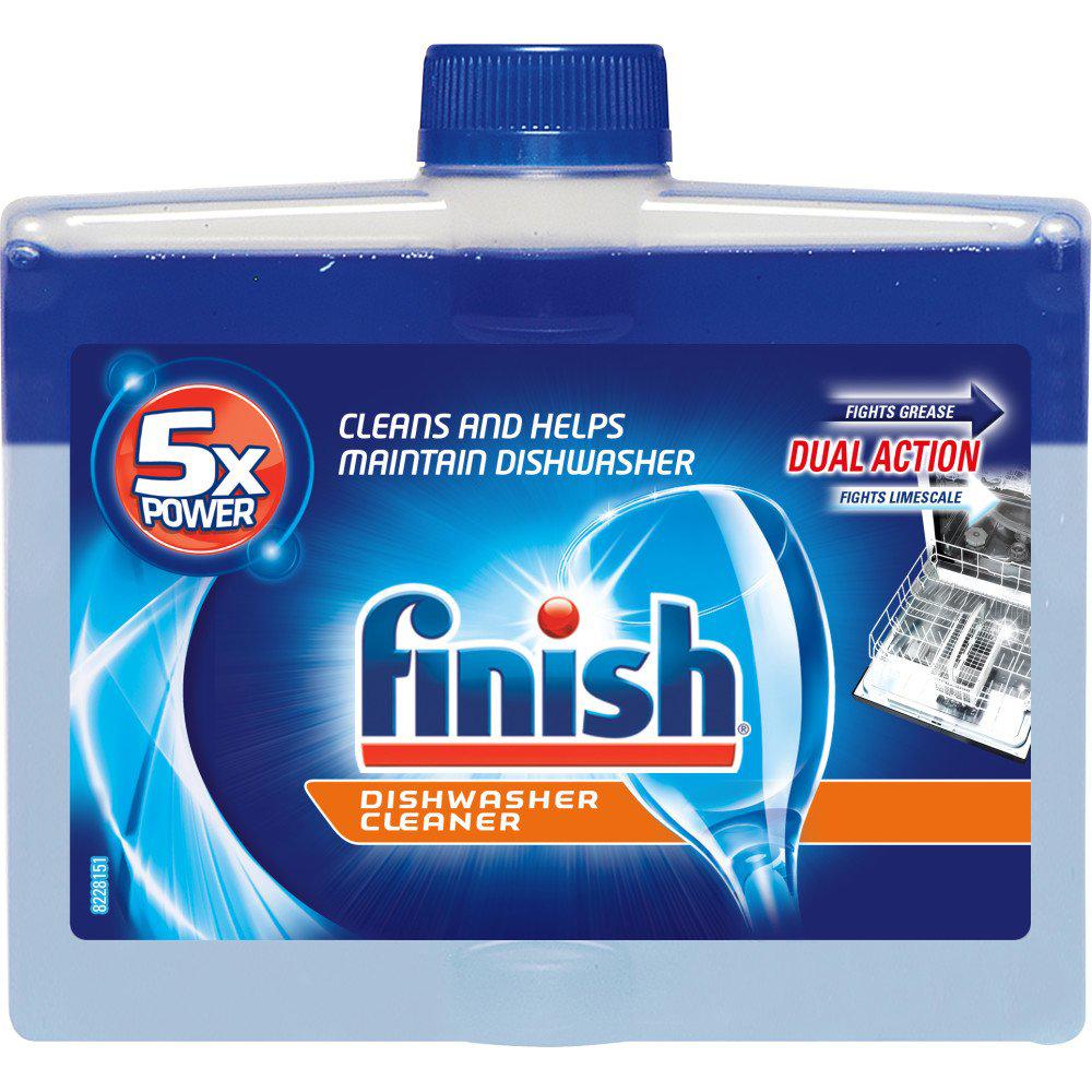 finish dual action dishwasher cleaner: fight grease & limescale, fresh, 8.45oz