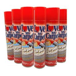 love my carpet 9.7 oz., foaming carpet cleaner (pack of 6)