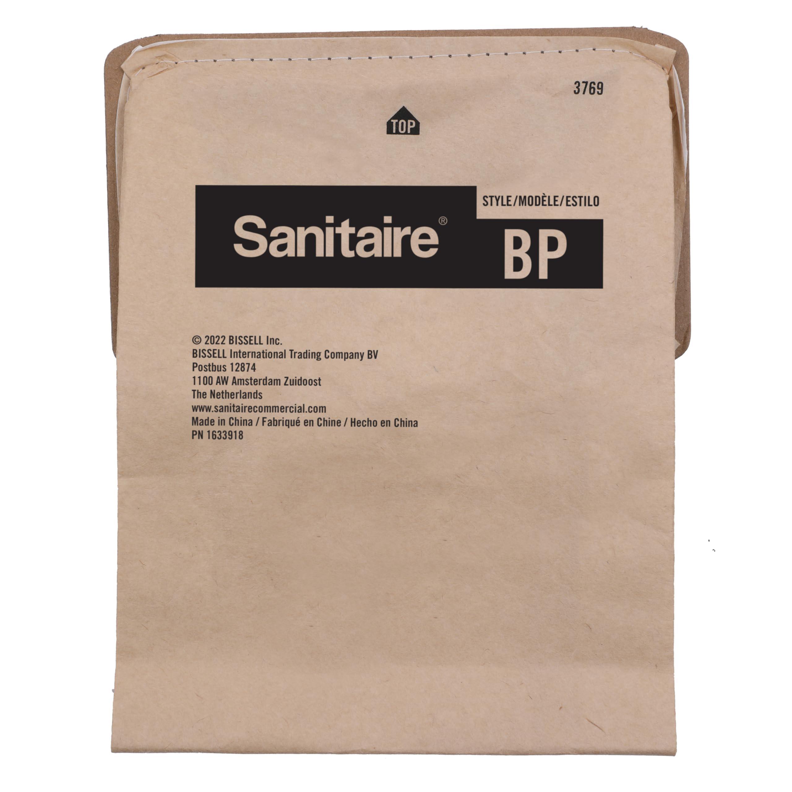 sanitaire replacement transport backpack vacuum bags style bp, 5 pack, 3769
