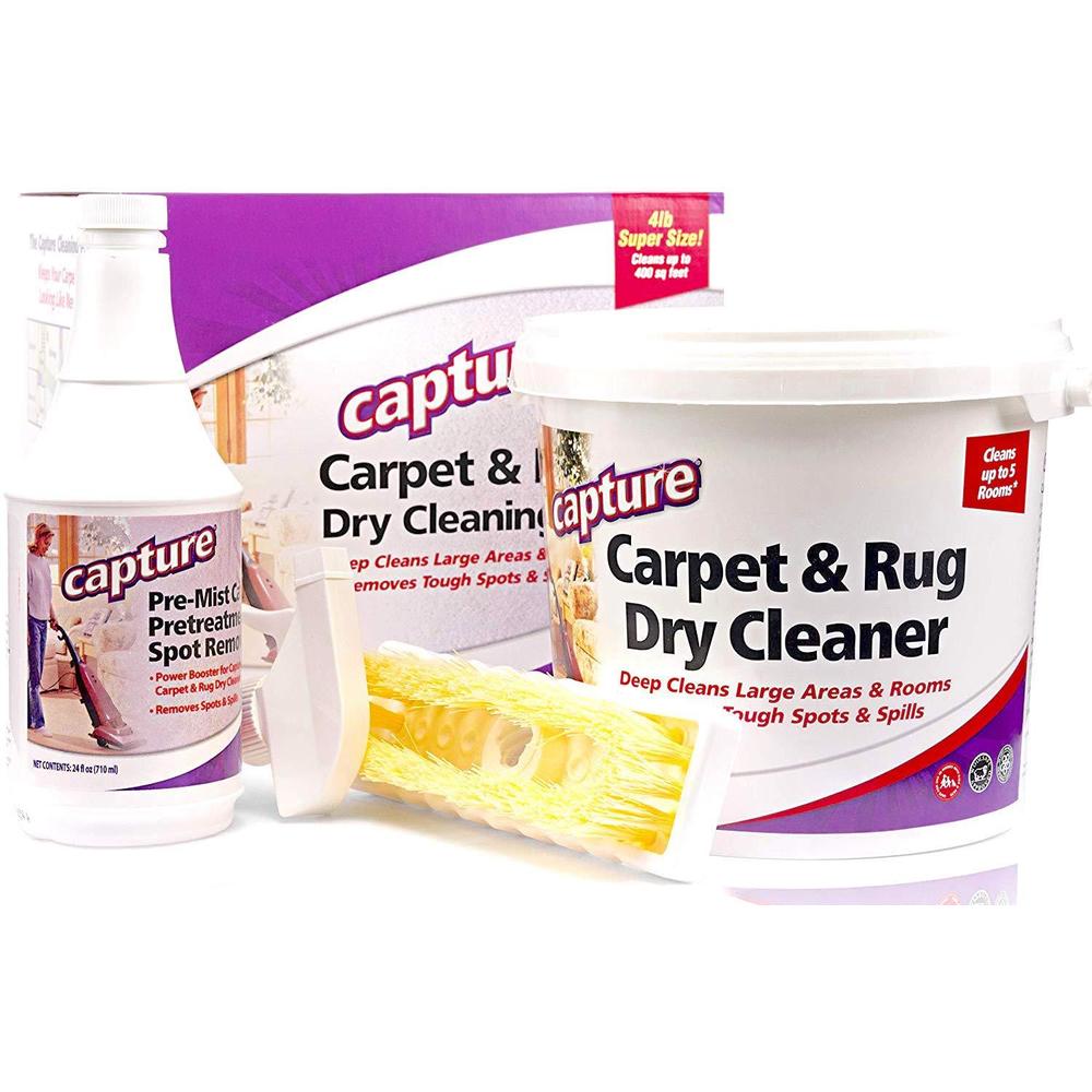 capture carpet total care kit 400 - home couch and upholstery, car rug, dogs & cats pet carpet cleaner solution - strength od