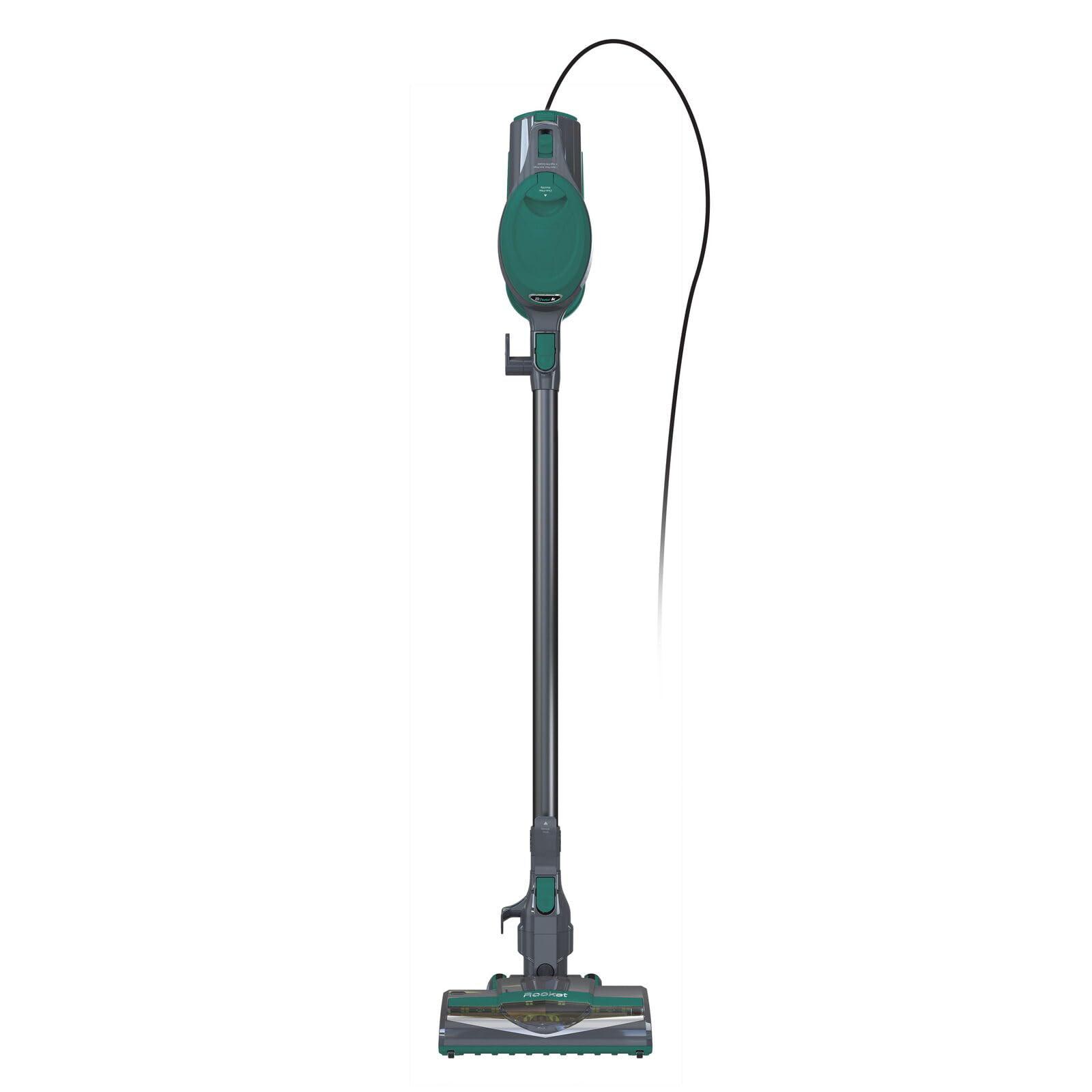 shark cs110 ultra lightweight corded stick vacuum with easy empty cup, fingertip controls, powerful suction and advanced swiv