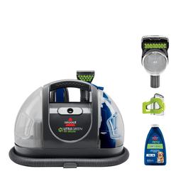bissell little green pet deluxe portable carpet cleaner and car/auto detailer, 3353, gray/blue