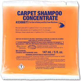 stearns carpet shampoo concentrate - 5 oz packs, 36 packs/case - 2308671