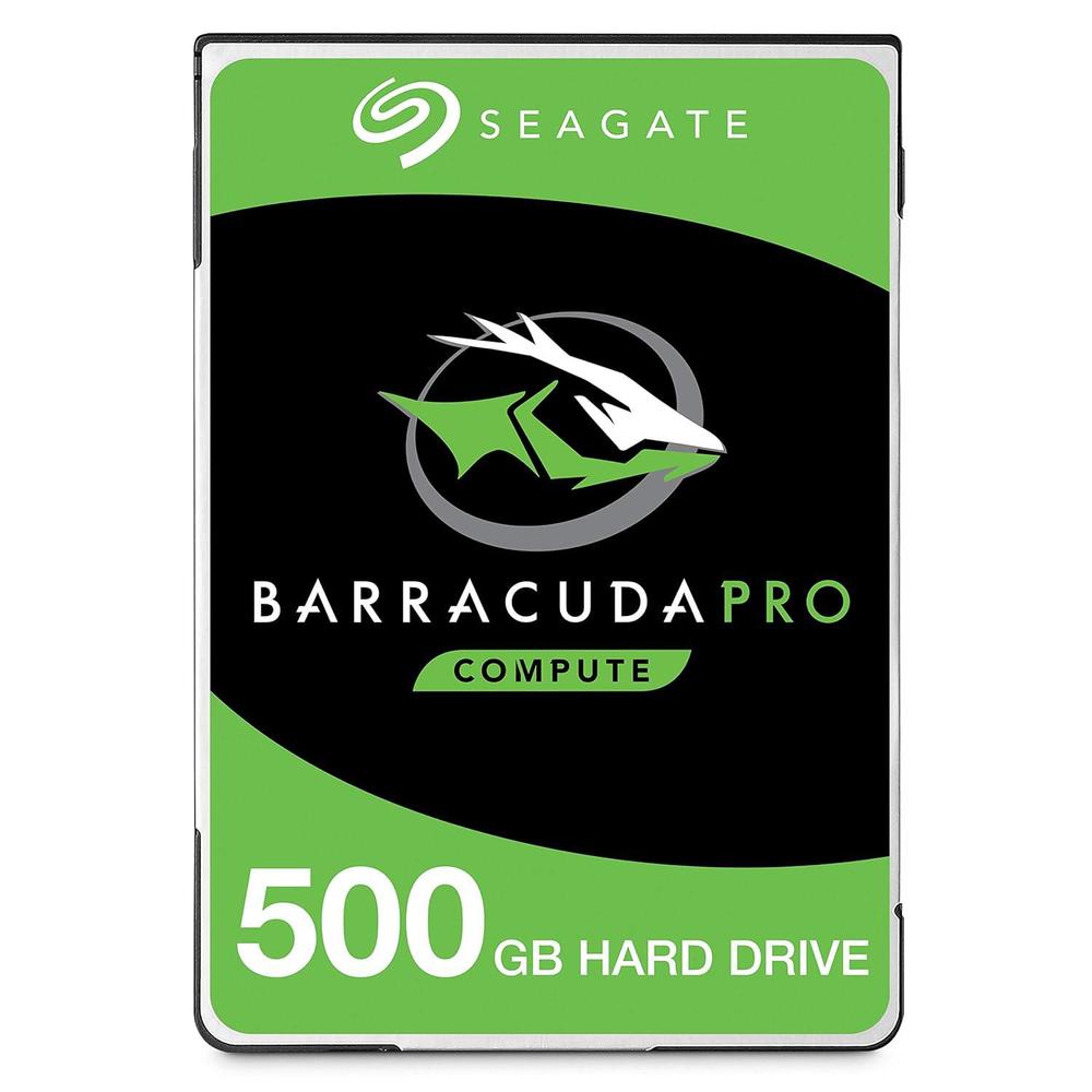 seagate barracuda pro 500gb internal hard drive performance hdd - 2.5 inch sata 6gb/s 7200 rpm 128mb cache for computer deskt