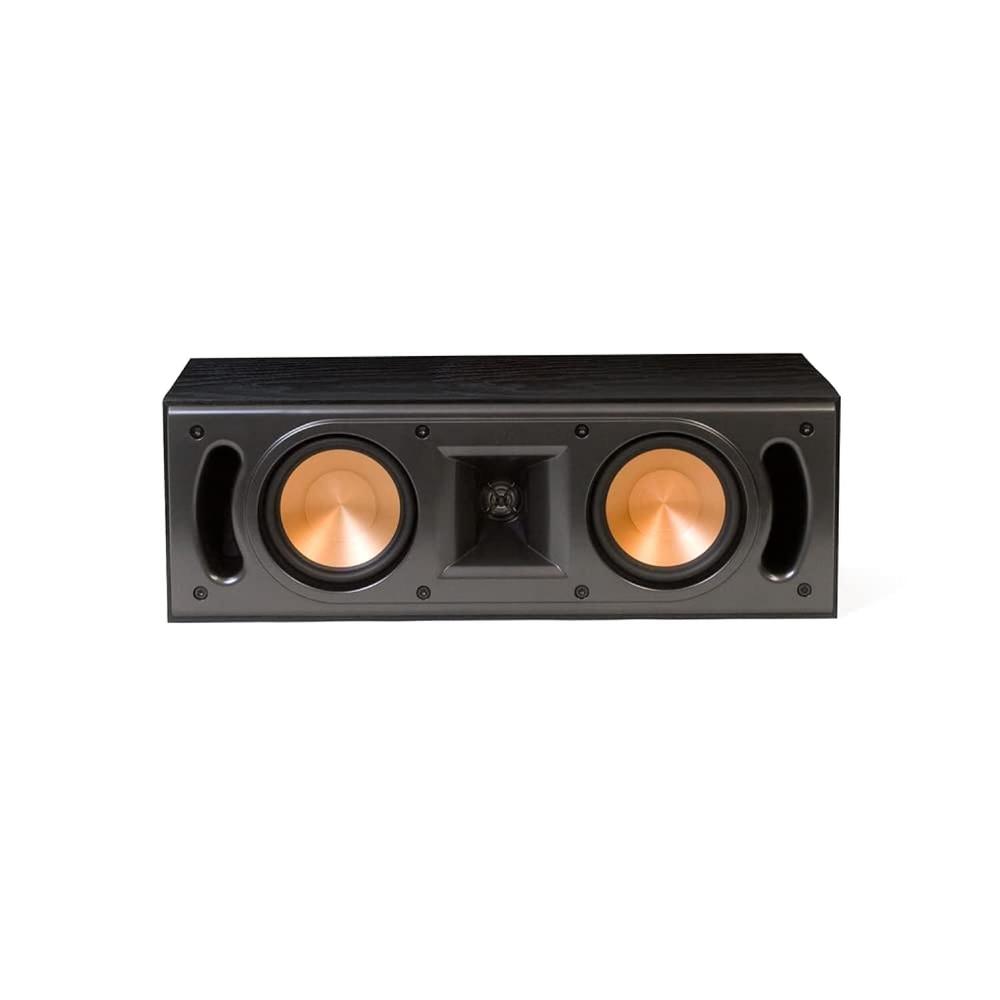 klipsch rc42iibl center speaker black - each