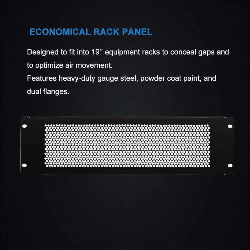 kenuco blank rack mount panel spacer with venting for 19-inch server ...