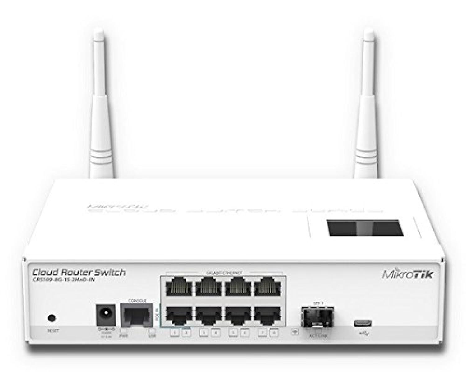mikrotik crs109-8g-1s-2hnd-in mikrotik crs109-8g-1s-2hnd-in cloud router switch 8 x gigabit, s mikrotik cloud router switch c