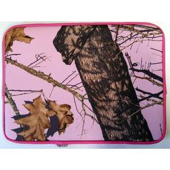 mossy oak 15" 15.6" neoprene pink laptop sleeve case bag - notebook computer case