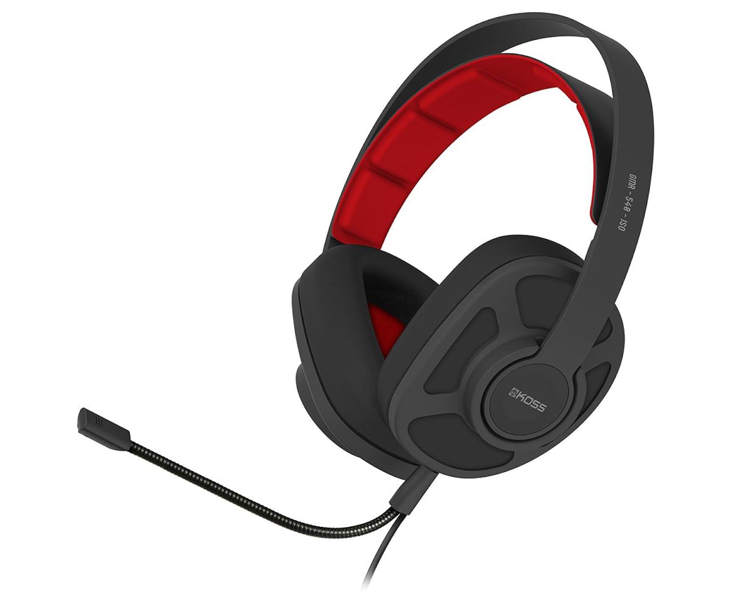 koss grm-540-iso gaming usb headset, black
