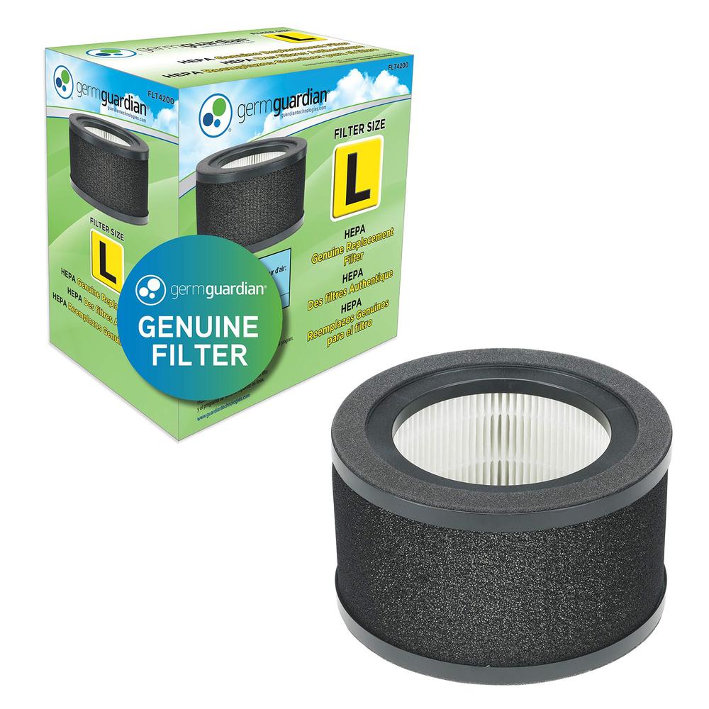 germguardian germ guardian flt4200 genuine true hepa air purifier replacement filter l for germguardian ac4200w