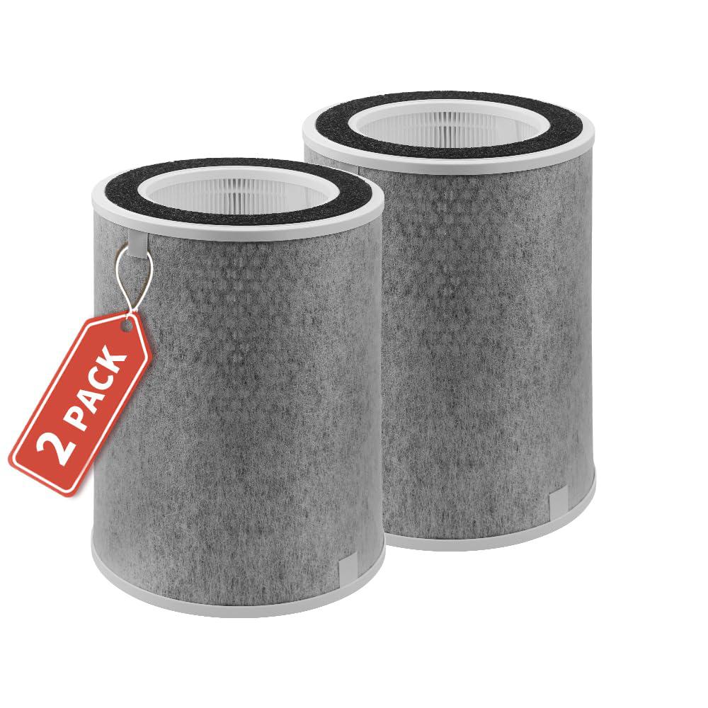 Vanko Bettia hp201 hp202 replacement filter compatible with shark hp200 series & hc502 max, compare to part #he2fkbas, he2fkbasmb, 2 pack