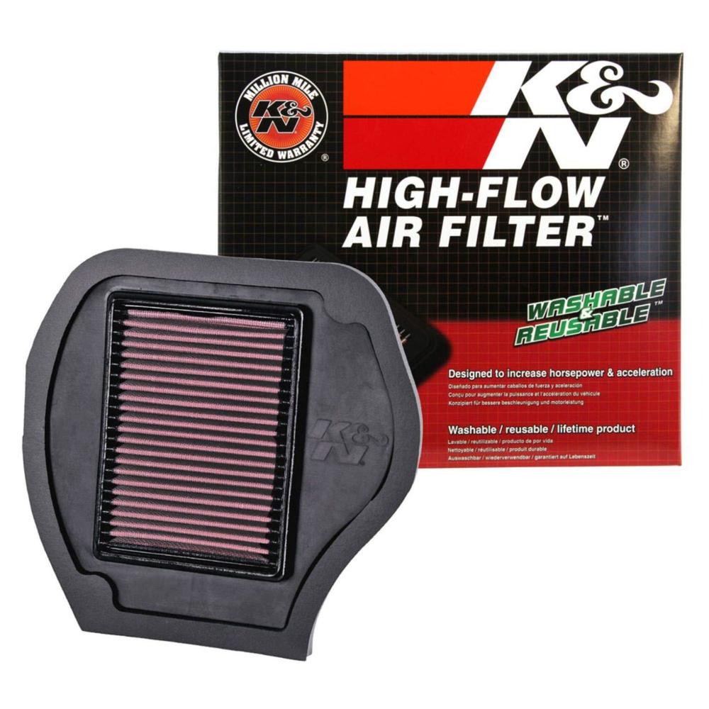 K & N k&n engine air filter: high performance, premium, powersport air filter: fits 2007-2015 yamaha (yfm700f, grizzly fi, auto 4x4