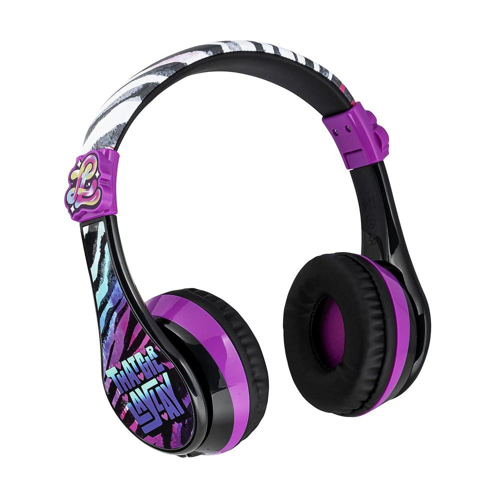 ekids that girl lay lay bluetooth headphones, wireless headphones with microphone, kids headphones for school, home, or trave