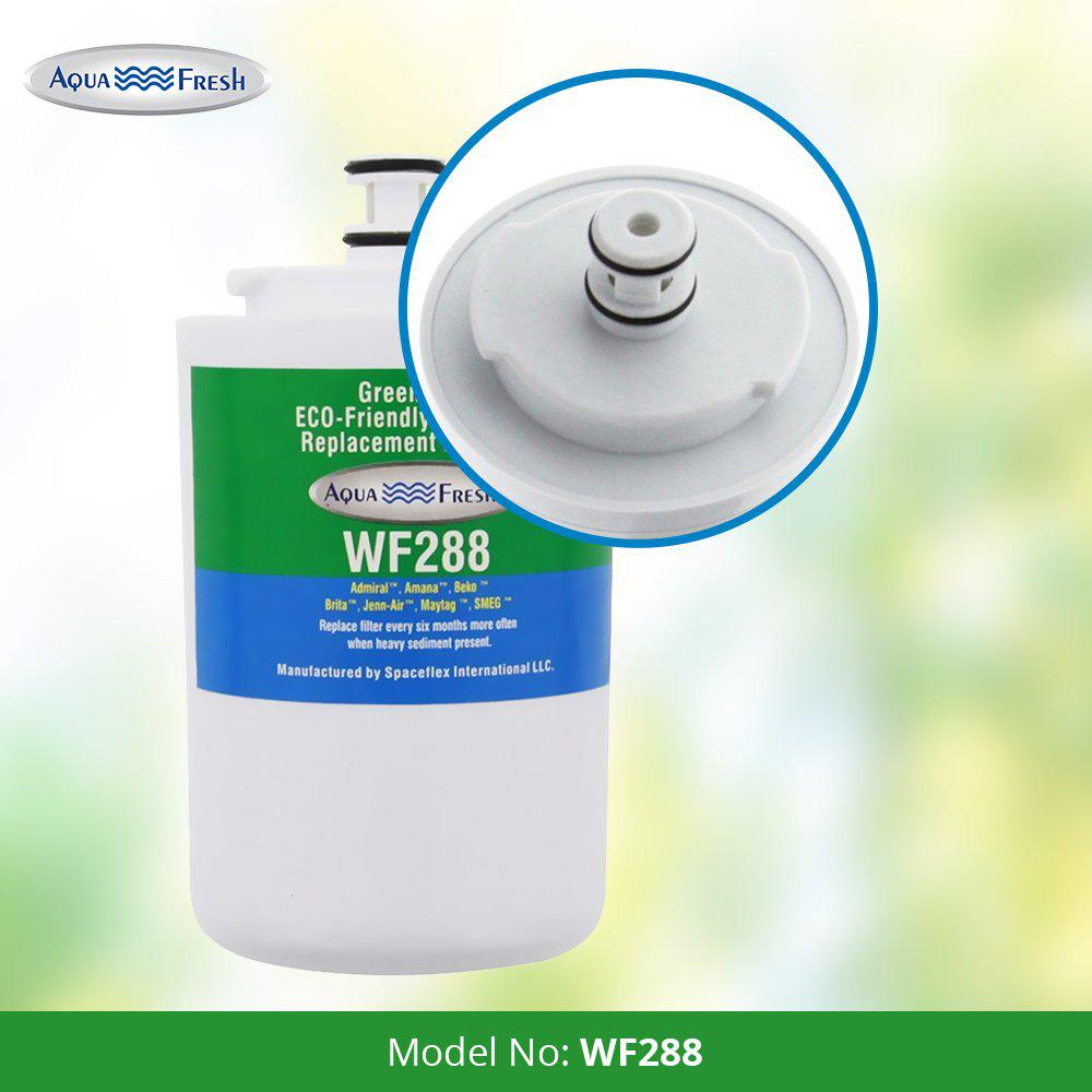 aqua fresh ukf7003 refrigerator water filter replacement compatible with ukf7003, ukf7002axx, edr7d1, ukf7003axx, ukf7002, uk