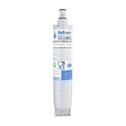refresh nsf-53 replacement refrigerator water filter compatible with whirlpool 4396508, 4396510, edr5rxd1, nlc240v, kenmore 9