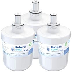 refresh nsf-53 replacement refrigerator filter for samsung aqua-pure plus da29-00003g, da29-00003a, da2900002b, da2900003, da