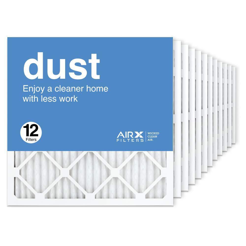 airx filters wicked clean air. airx filters 20x20x1 air filter merv 8 pleated hvac ac furnace air filter, dust 12-pack, made in the usa