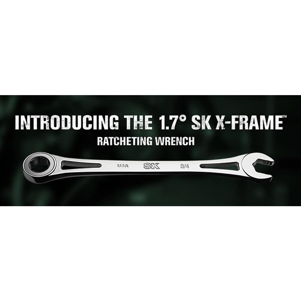 sk tools usa, llc, 80019, ratcheting wrenches, chrome steel ratcheting wrench set, 8 to 19mm, superkrome finish, 12 piece