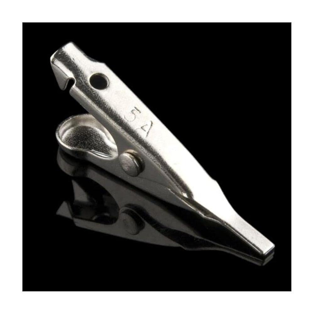 Micro Alligator Test Clips – Pack Of 50 Copper Toothless Clips, 5amp, Smooth Jaw For Electronics Soldering & Prototyping