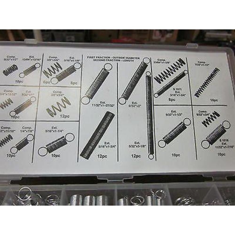 GOLIATH INDUSTRIAL TOOL 200pc g industrial spring assortment carb ...