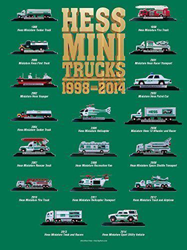 Hess Mini Trucks hess mini toy truck poster