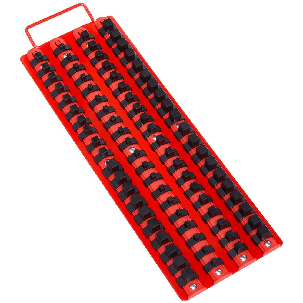 Craftsman Socket Rack craftsman socket holder, 4 rail, storage organization (cmmt99419)
