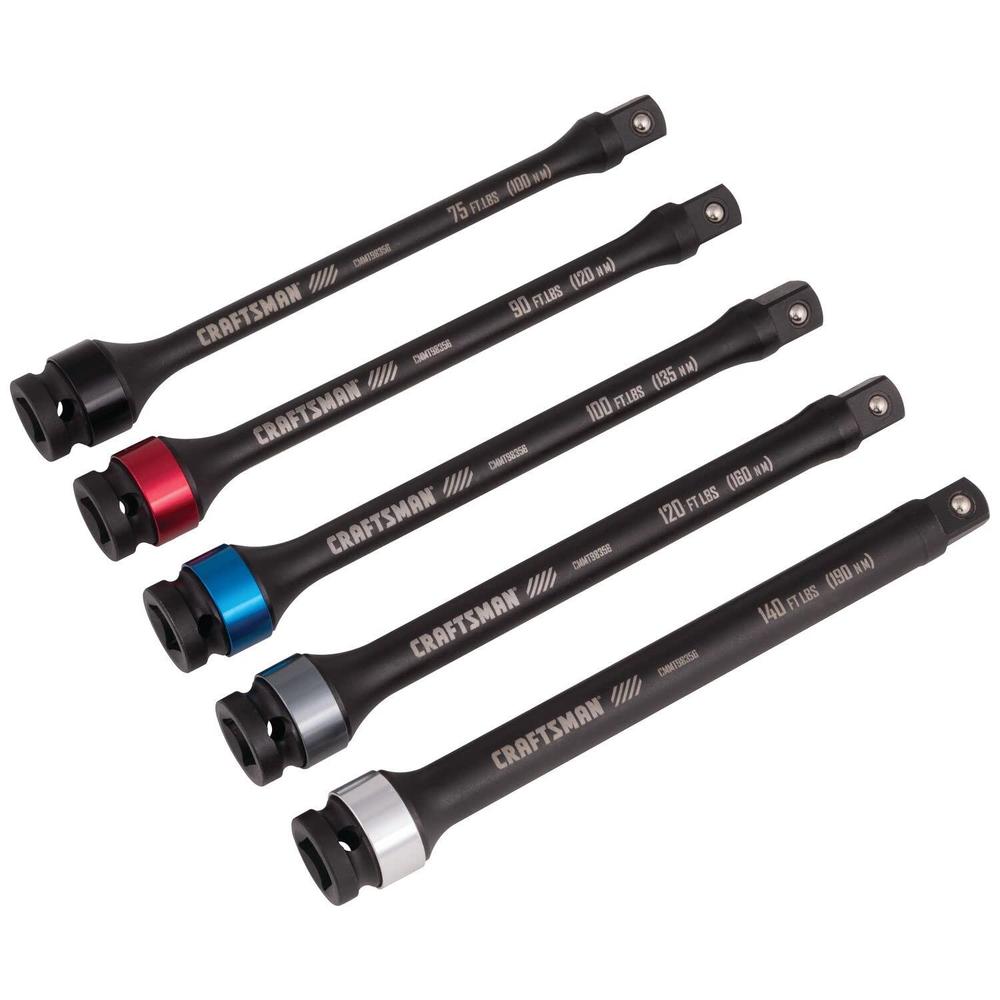 craftsman torque extension, automotive, 5-piece set (cmmt98356)