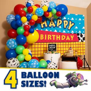 Sheryl Decor 100pcs, easy diy toy story balloons garland kit