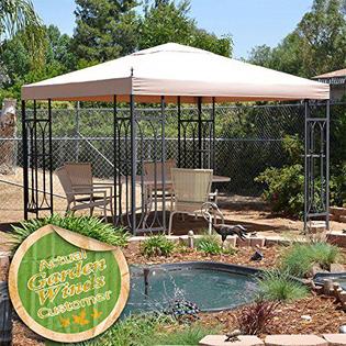 Outsunny Telo di Ricambio per Pergola 2.5x3 m in Poliestere Beige Outsunny Telo di Ricambio per Pergola 2.5x3 m in Poliestere Beige