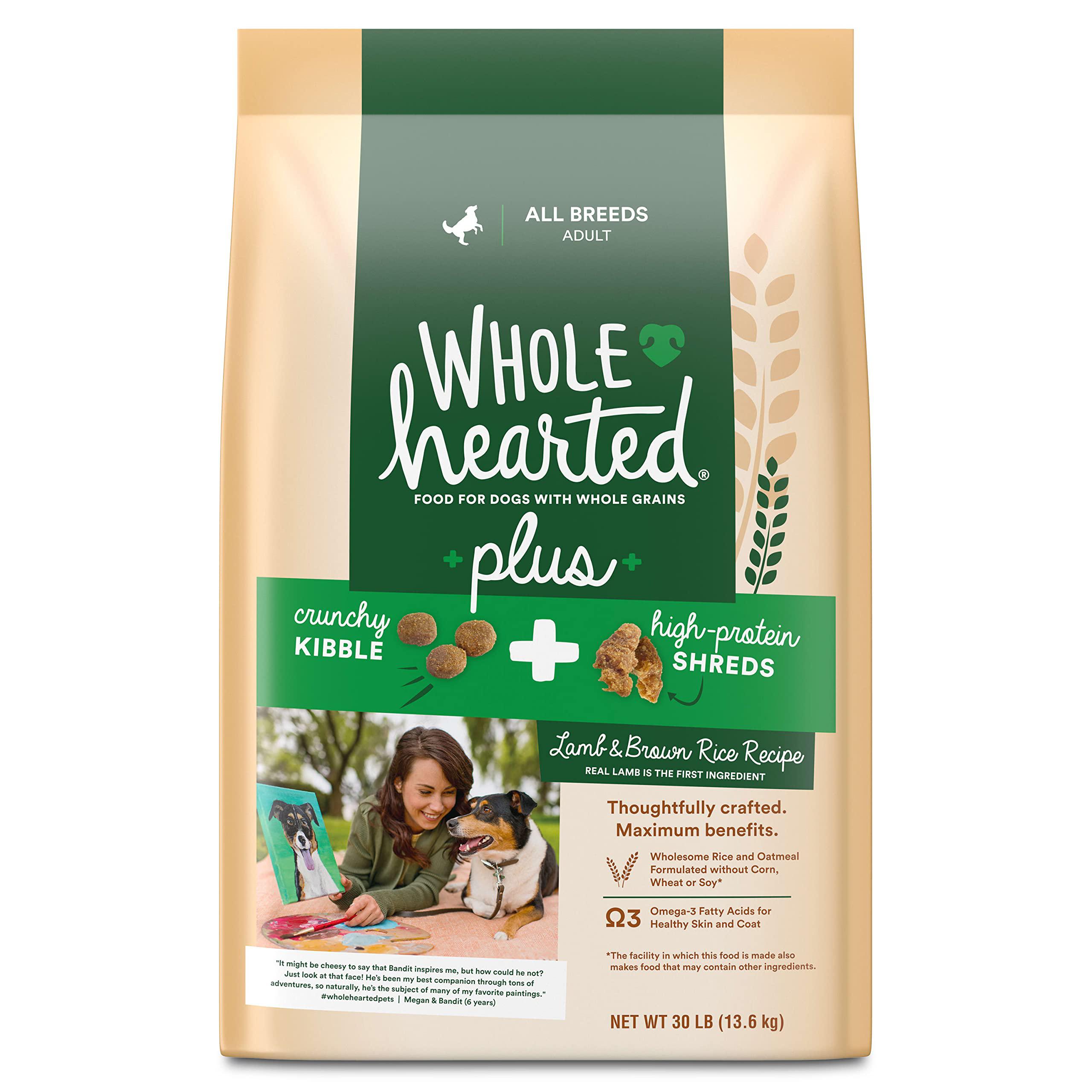 Wholehearted wholehearted plus lamb brown rice recipe with whole