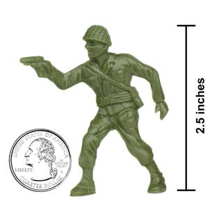 BMC Toys bmc classic od green plastic army men 40pc ww2 soldier