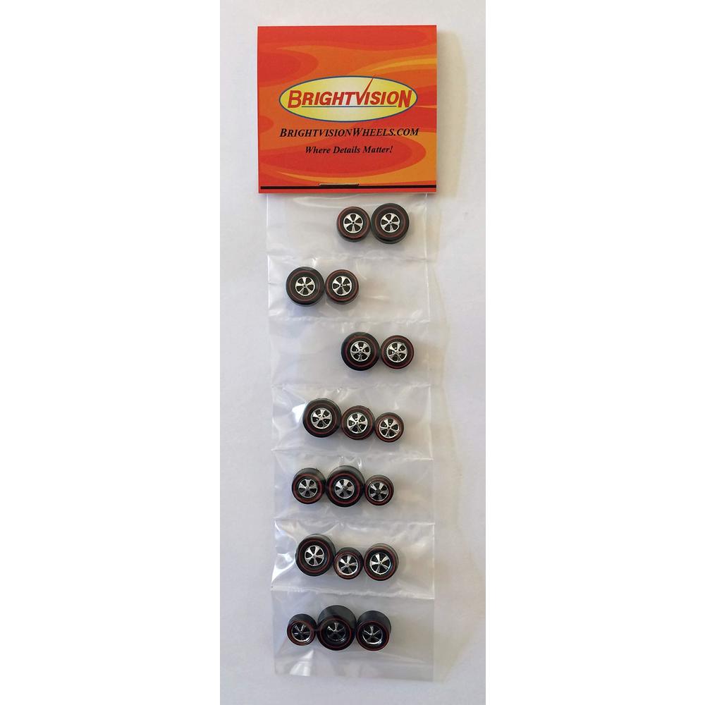 Wheel Sampler Brightvision Wheels brightvision special sampler set - 18 redline ...
