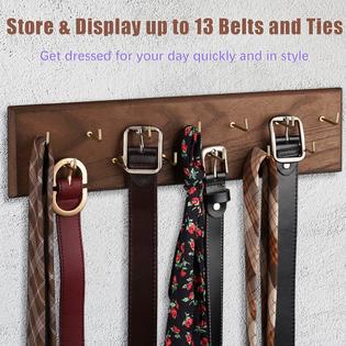 Creproly creproly belt hanger wall mount belt organizer for closet