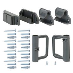 Kit Ricambio Per Cancello Retrattile Baby Gate - Staffe, Chiusure E Viti Per Installazione - Foto 12