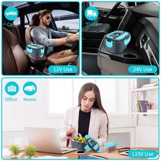 TRAVELISIMO Electric Lunch Box for Adults 80W Heated Martinique TRAVELISIMO Electric Lunch Box for Adults 80W Heated Martinique