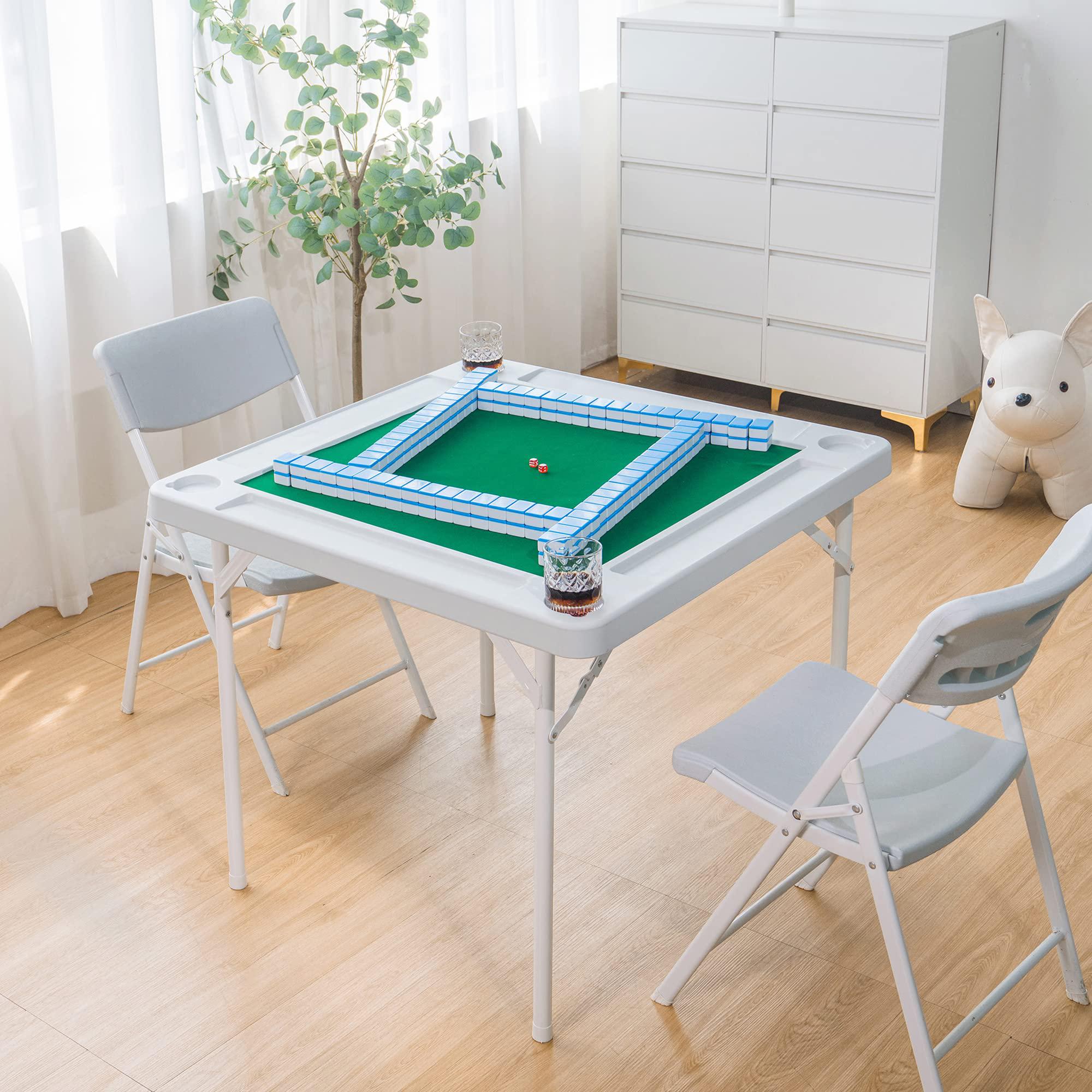 QUARKZMAN Plateau à Dés Pliable Magnétique En Cuir PU Et Velours - Cyan - 21x12x3.4 Cm - Pour Jeux De Société, D&D, Rangement Accessoires