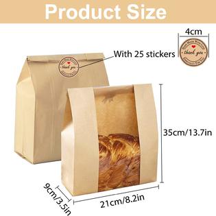 ponghei paper bread bags for homemade bread sourdough bread bags