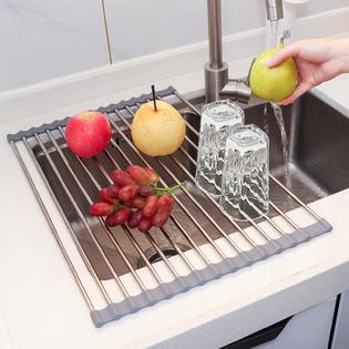 liangmall roll up dish drying rack extendable up to x
