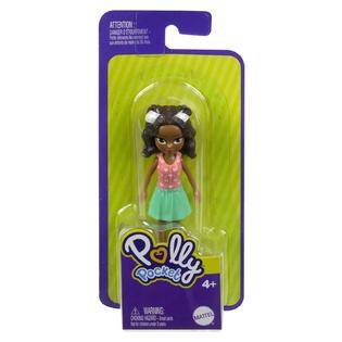 Mattel polly pocket collectible doll polly's friend wearing green skirt