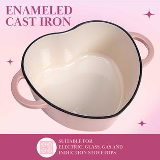 Paris Hilton paris hilton enameled cast iron dutch oven heart