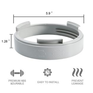 Portable Air Conditioner Exhaust Hose Connector / Duct Interface - PP Plastic