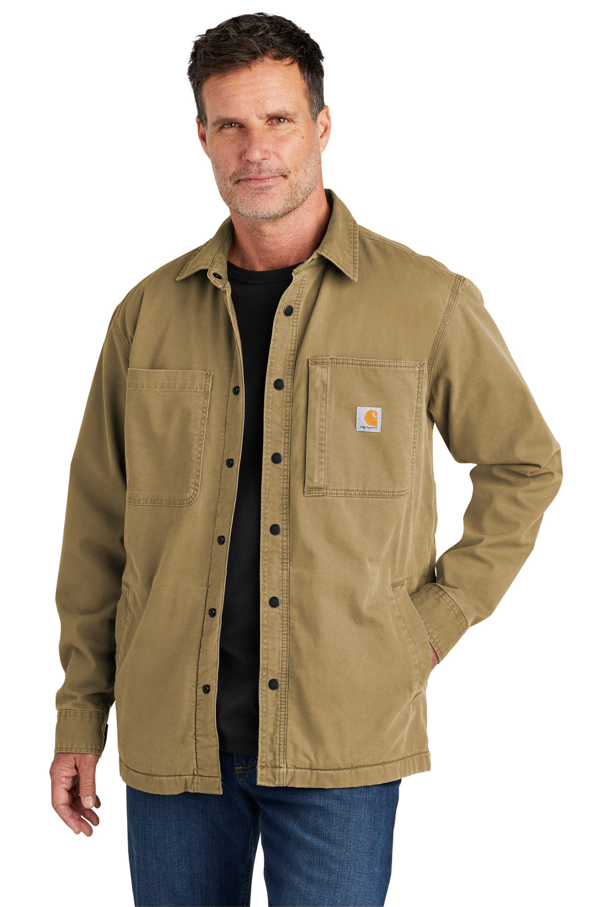 Carhartt Men's Rugged Flex FleeceLined Shirt Jacket CT105532