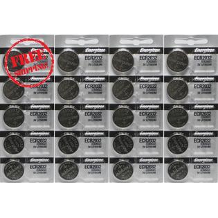 Energizer Ecr2032 20 Count Energizer 2032 Iec Cr2032 3 Volt Lithium Coin Power Batteries New Usa